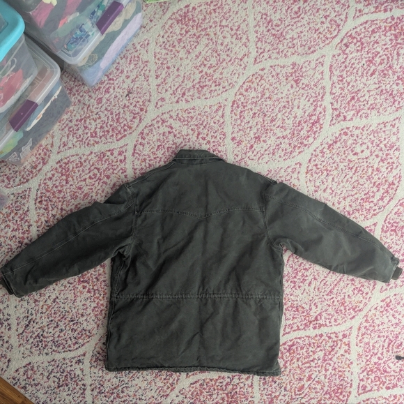 2000 Carhartt C46 Green Moss Barn Work Utility Outdoor Coat Jacket XL Mens - Picture 2 of 5